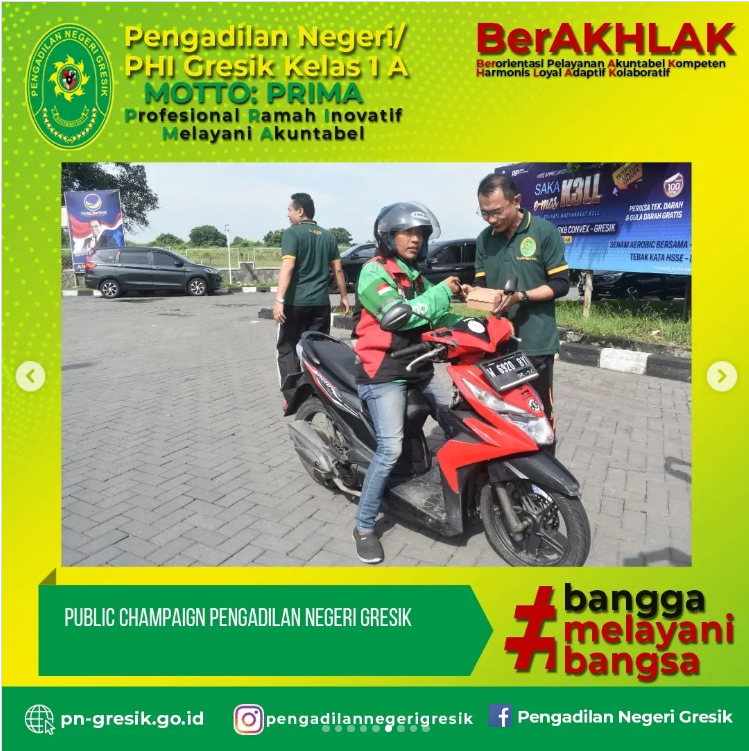 PUBLIC CAMPAIGN PENGADILAN NEGERI/HUBUNGAN INDUSTRIAL GRESIK KELAS IA 